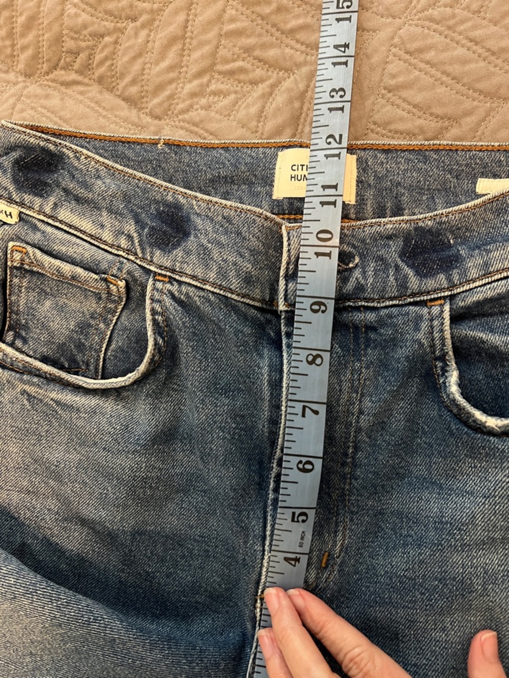 CITIZENS OF HUMANITY Blaine Straight Jeans Denim 25 - Picture 9 of 14